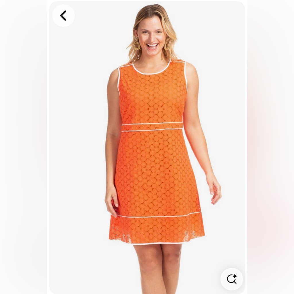 Nwt Duffield Lane Holloway Dress In Poppy